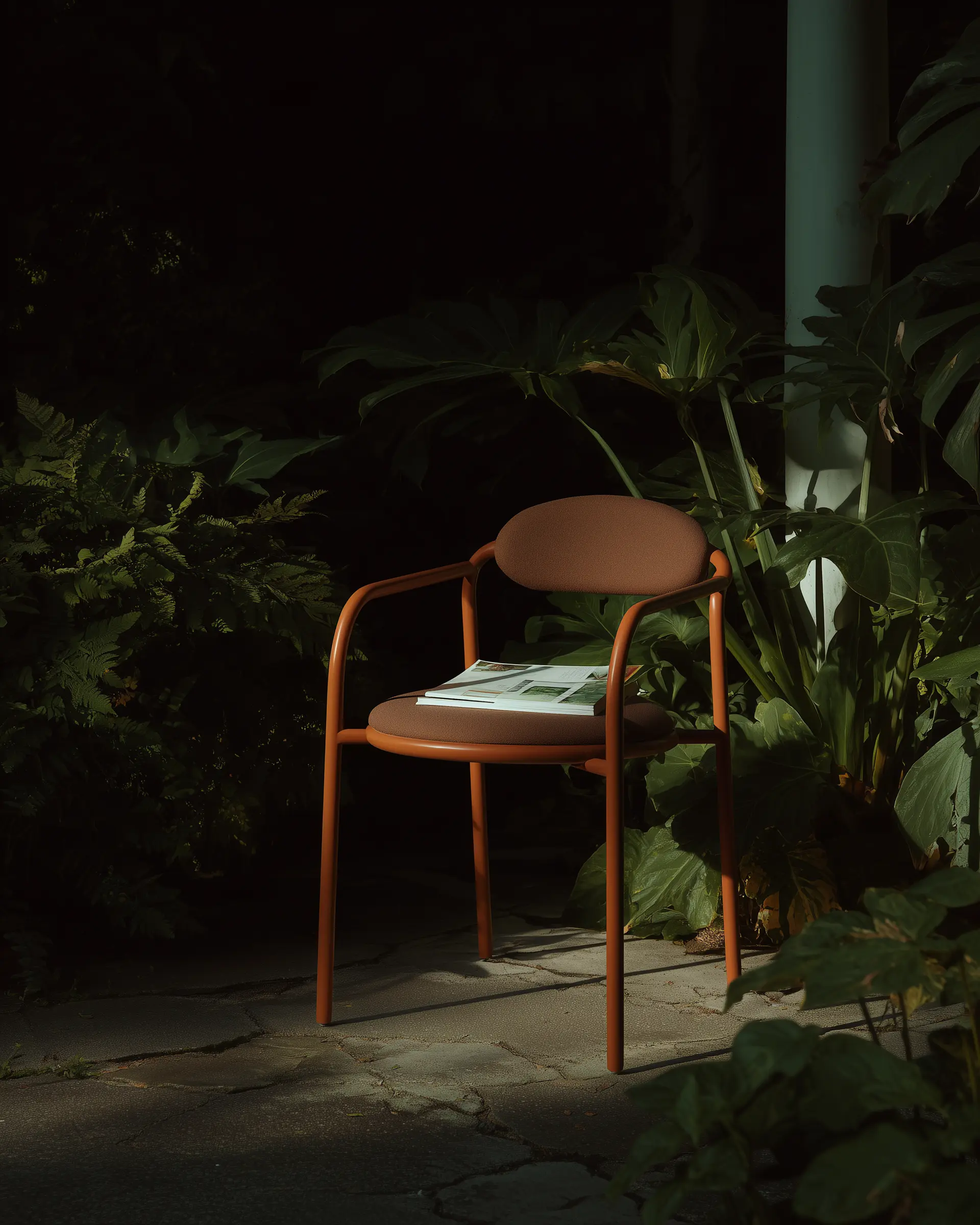 Studio interior shot on a long exposure